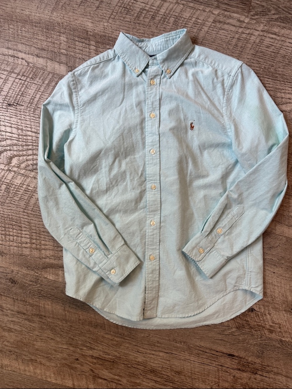 Ralph Lauren Light Blue Button-Down Oxford Shirt